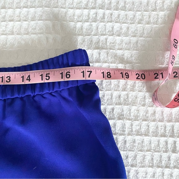 J. Crew factory royal blue crepe skirt curved hem size 14 - Picture 9 of 9
